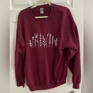 Maroon Gildan Crewneck Sweatshirt